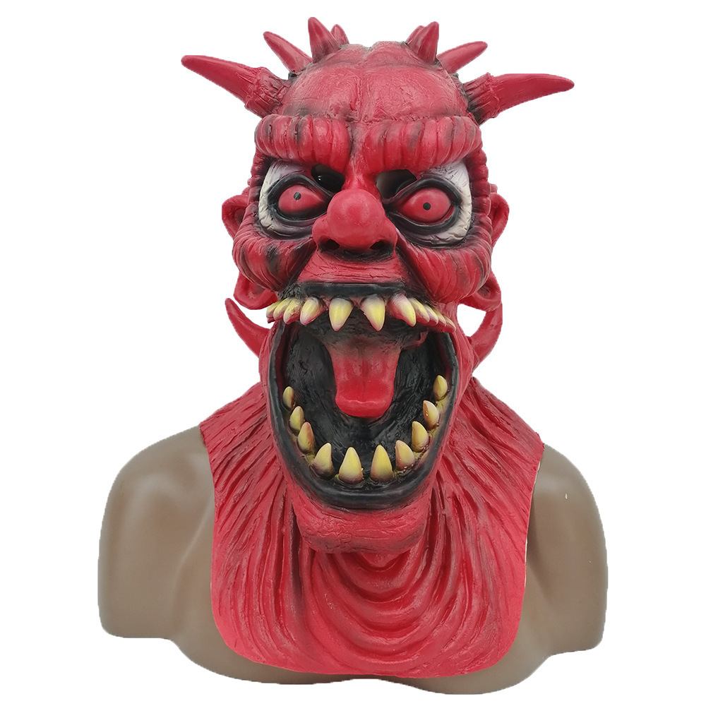 万圣节怪兽面具 影视周边哥斯拉角色扮演头套 恐怖派对面具