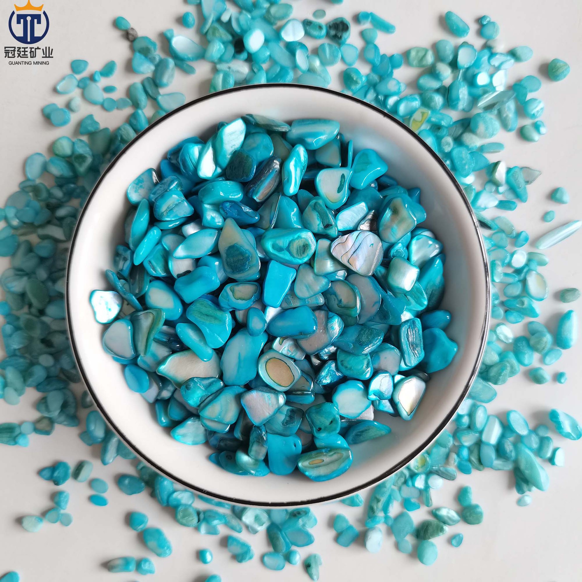 批发美术工艺美甲贴片不规则贝壳碎片海贝片装饰材料彩色贝壳碎片