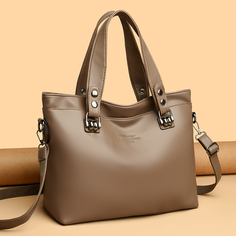 新款包包2023大容量托特女包实用中年时尚妈妈单肩女士手拎斜挎包