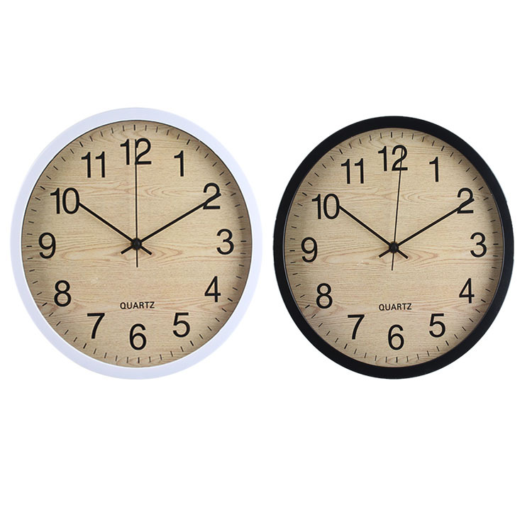 Wall Clock Fashion Creative Bedroom Noiseless Second Sweeping Quartz Clock Nordic Living Room Clock Cross-Border DIY in Stock Wholesale