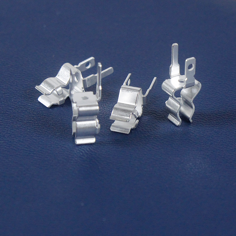 v形弹片保险管插座五金铜件插头接触片智能插座弹片 磷铜弹片