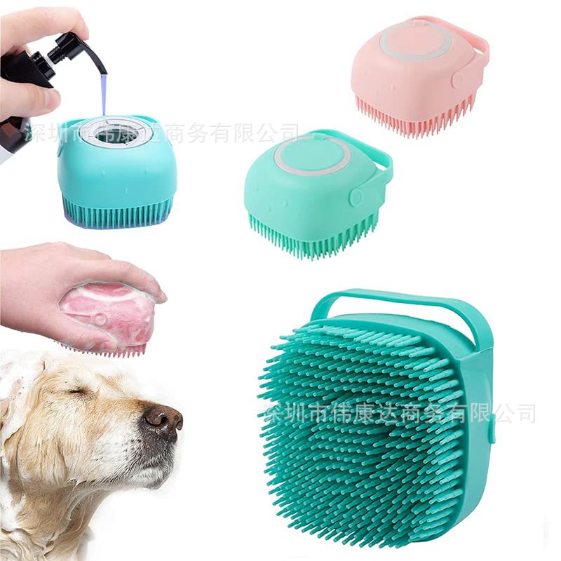 Cross-Border Hot Spot Dog Bath Brush Dog Bath Brush Dog Shampoo Brush Pet Cleaning Brush