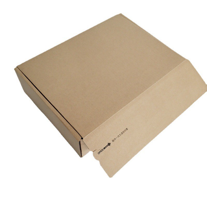 现货拉链飞机盒45*35*12外径b瓦三层加强瓦楞纸板