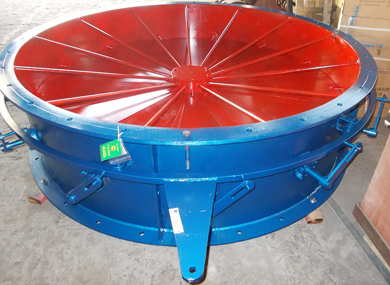 浙江新华阀门sbd圆形手动蜗轮多叶通风蝶阀风机用swdy百叶调节阀