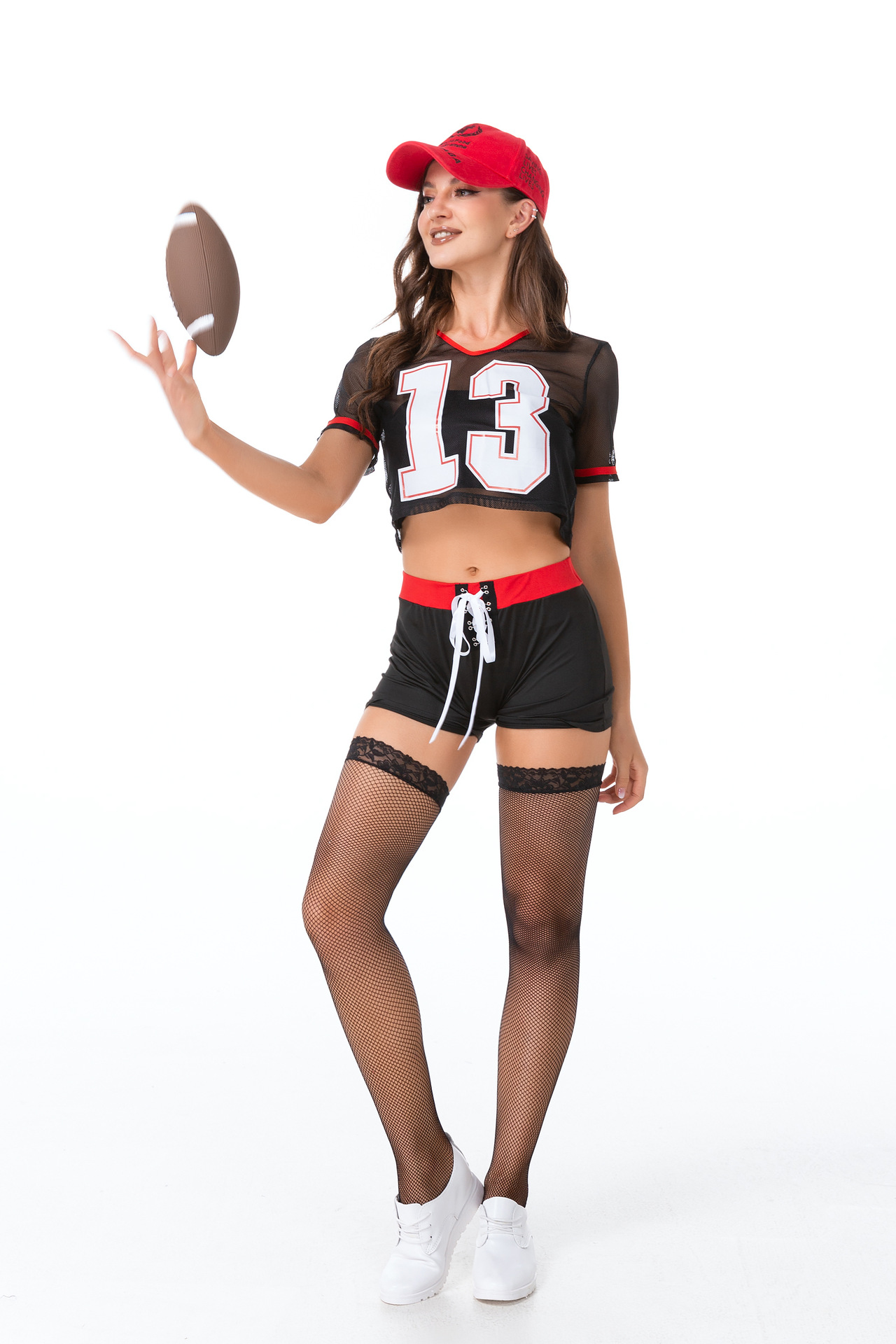 欧美性感足球宝贝活力啦啦队服装明星摄影写真服夜店演出服赛车服