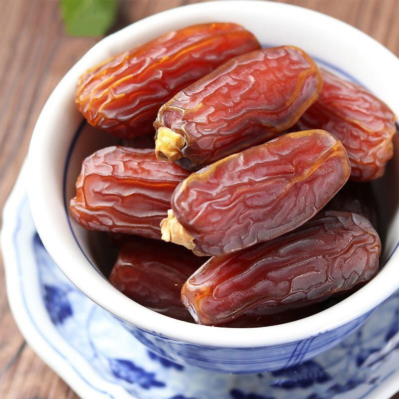 新疆特级迪拜阿联酋酋长帝王皇冠天然伊拉克大椰枣进口新枣500克