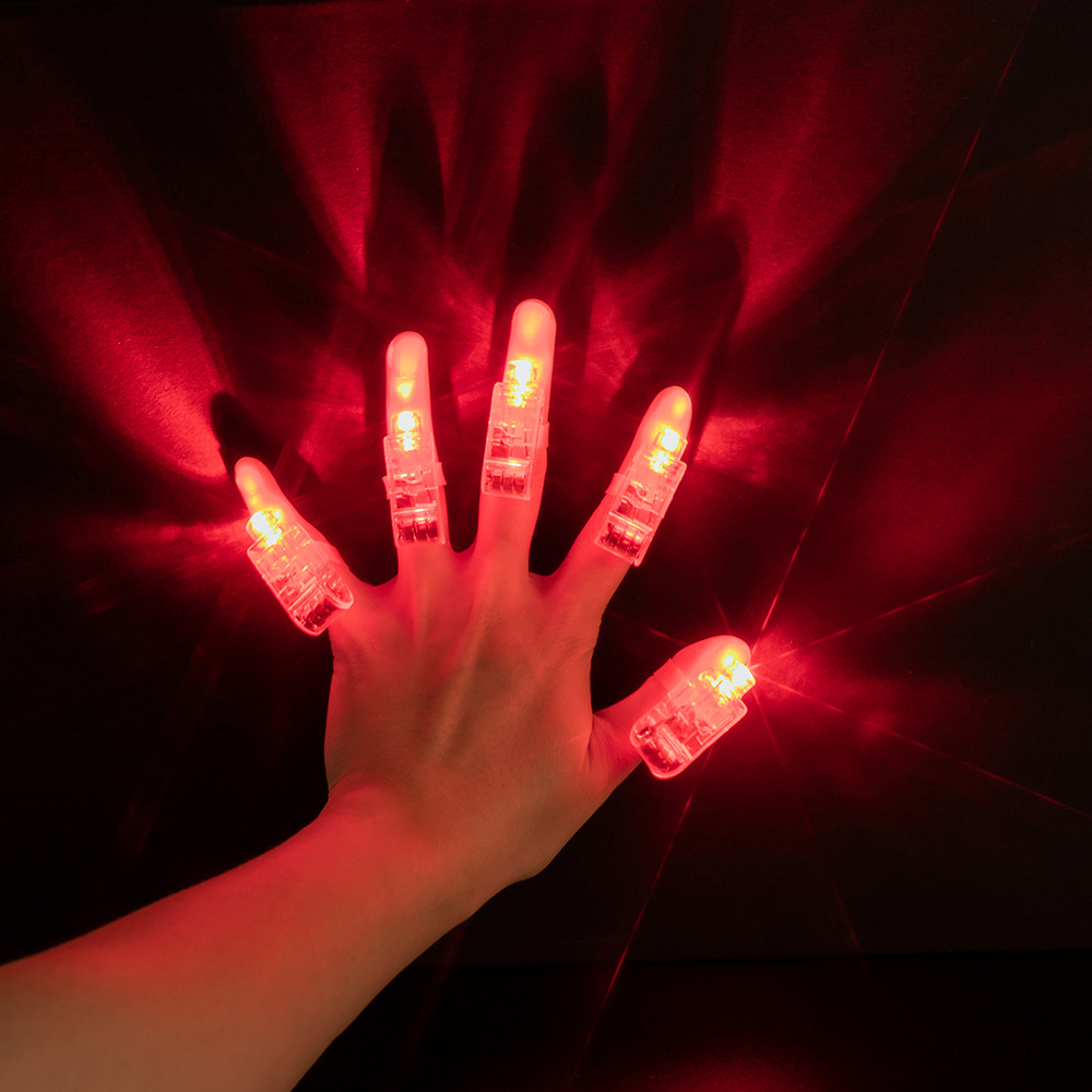 LED Finger Light Novelty Toys Nightclub Concert Cheering Props Laser Flash Festival Decoration Props