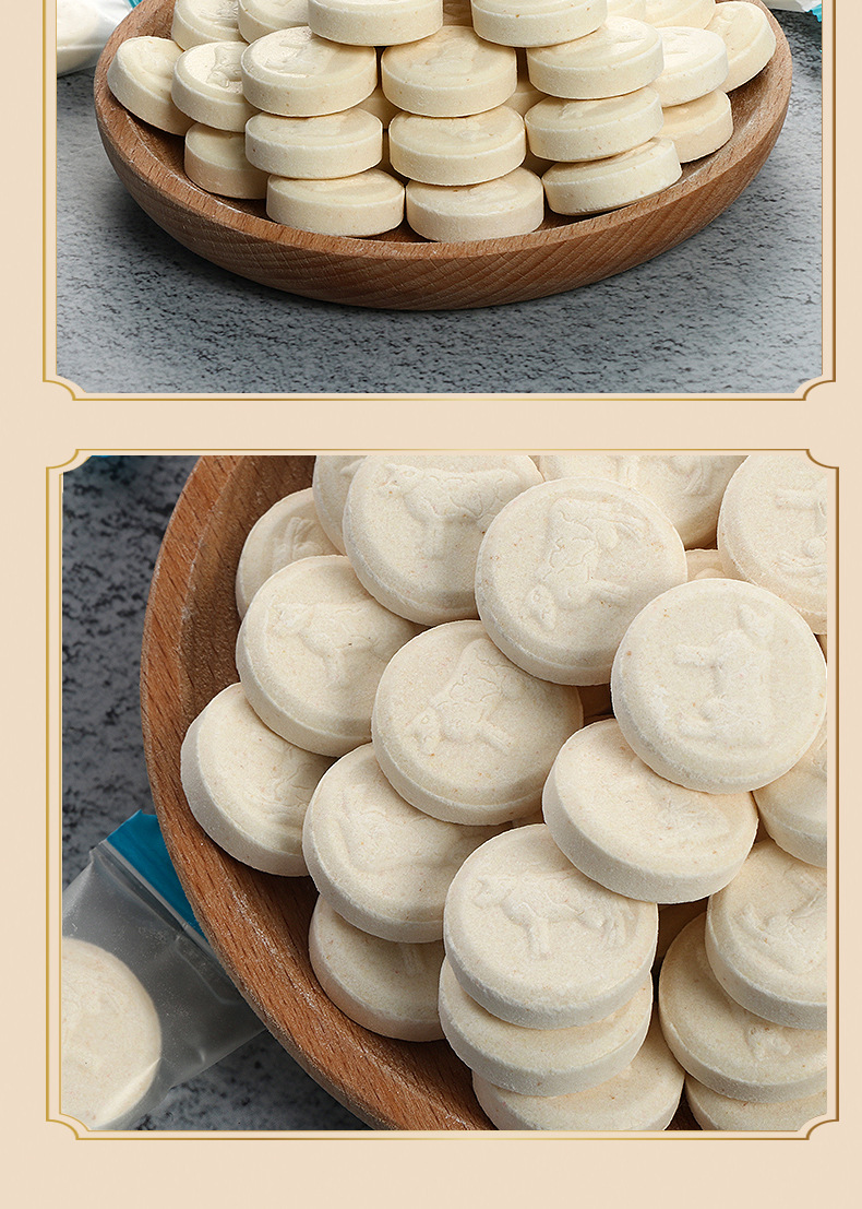 新疆网红骆驼奶贝 儿童干吃休闲零食奶香浓郁袋装骆奶片厂家批发