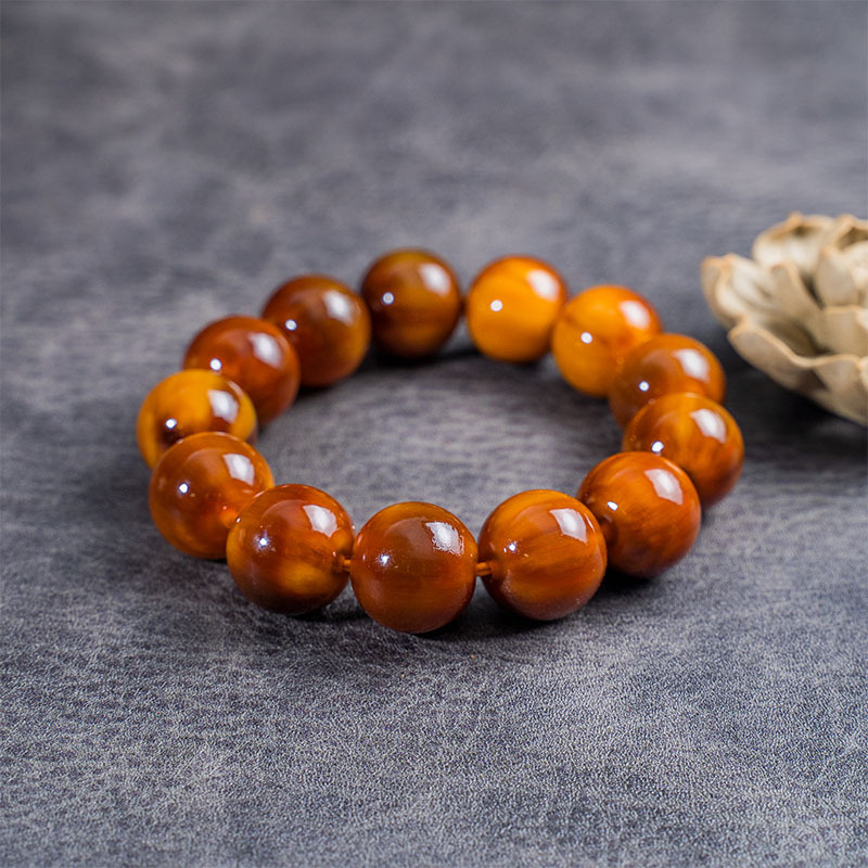 非洲牛角射天手串圆珠16mm民族风尸陀林主驼骨diy配饰品跑环手串