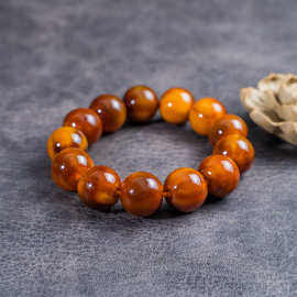 非洲牛角射天手串圆珠16mm民族风尸陀林主驼骨diy配饰品跑环手串