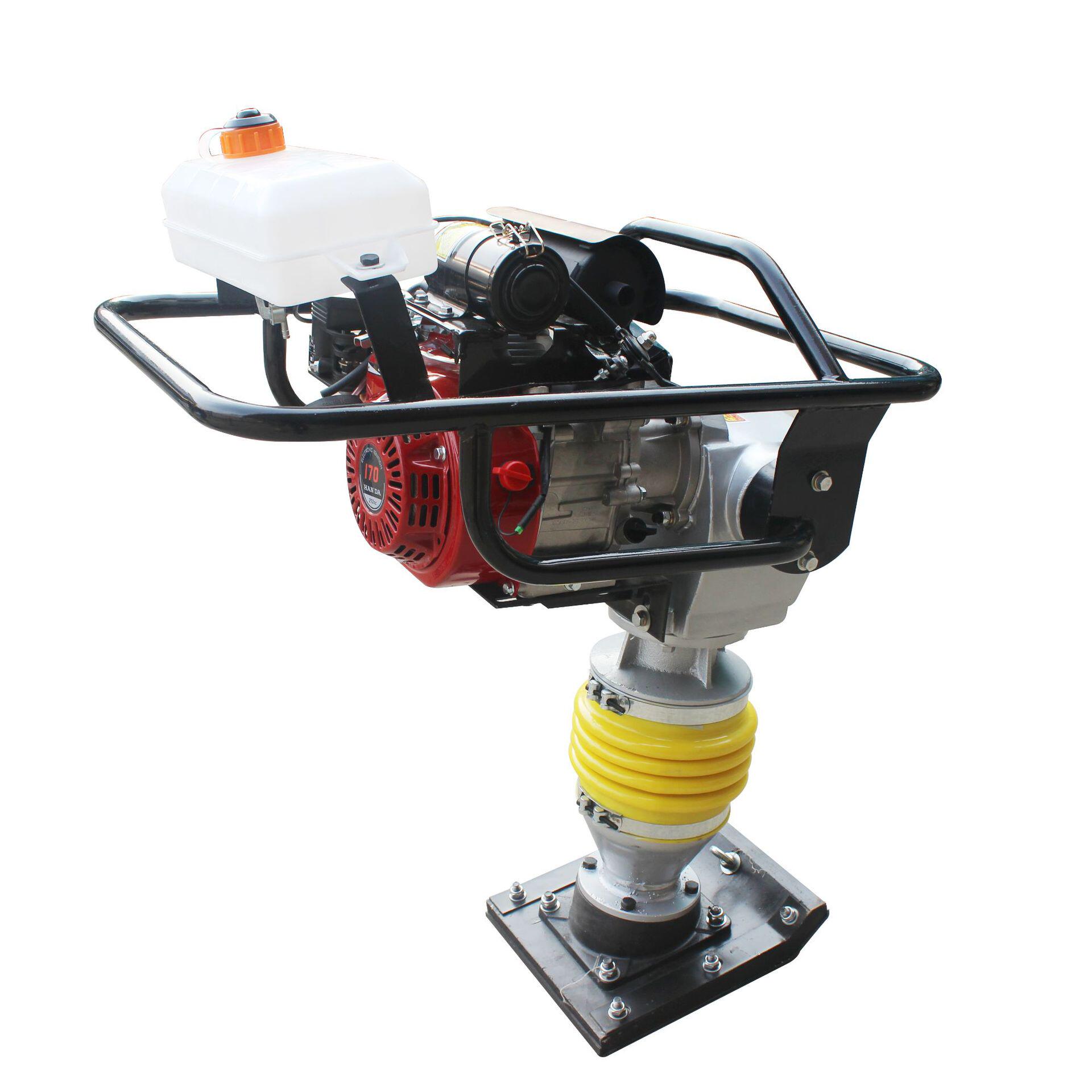 爱迪欧汽油冲击夯80/110汽油冲击夯压实机打夯机手扶式夯土ideal