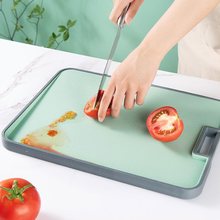 斜面防霉切菜板水果案板小号厨房家用塑料砧板钻面板粘板刀板