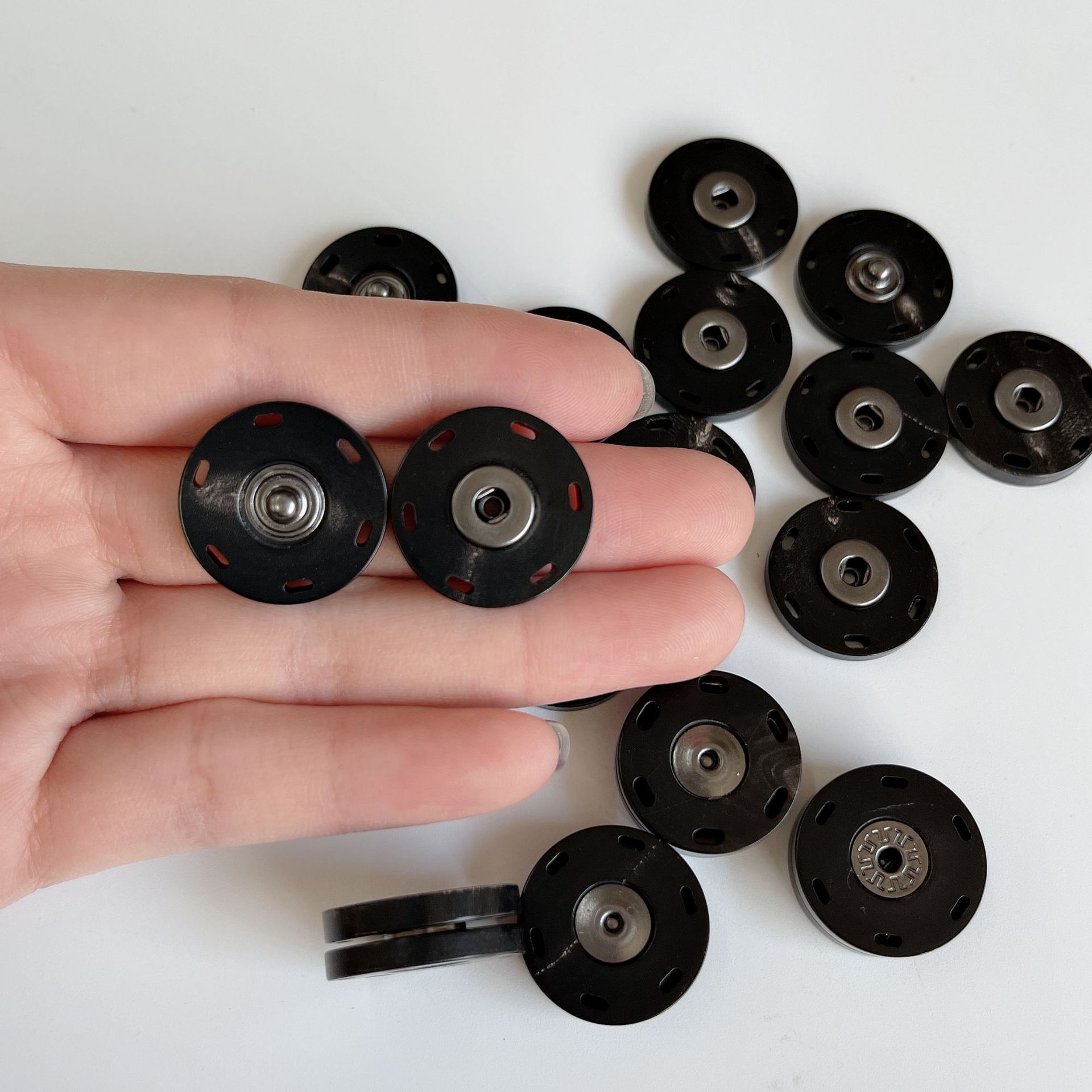 天然牛角对扣牛角按钮真牛角啪扣手缝隐形牛角子母扣牛角手缝暗扣