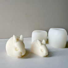 兔子慕斯蛋糕烘焙硅胶模具 手工白凉粉钵仔糕白兔食品级模具