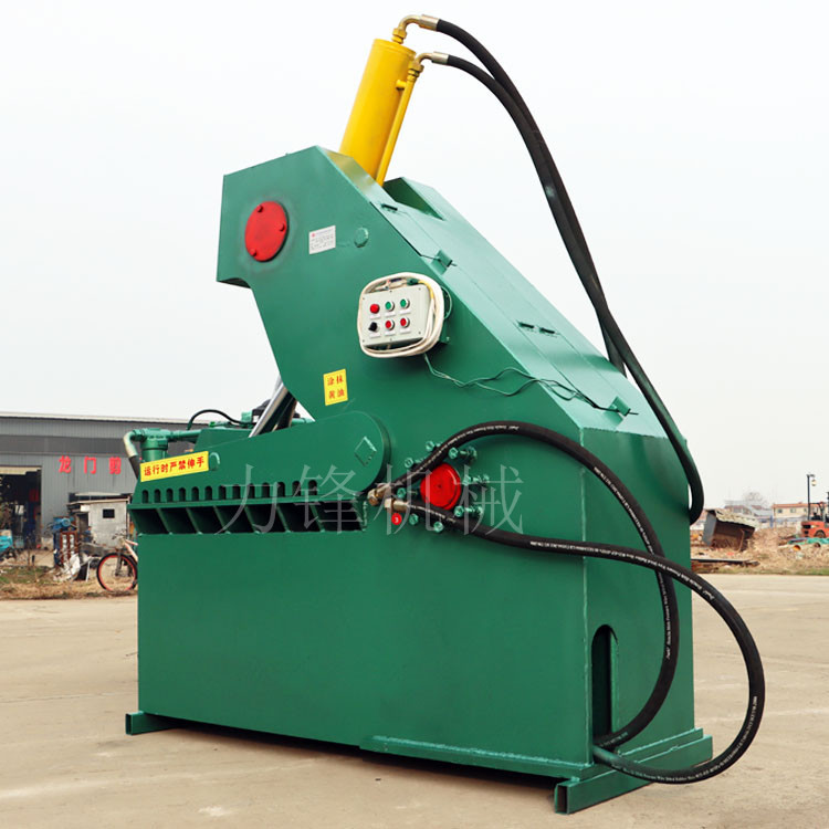 小型虎头剪铁机200吨鳄鱼式废旧金属剪切机价格汽车大梁龙门剪