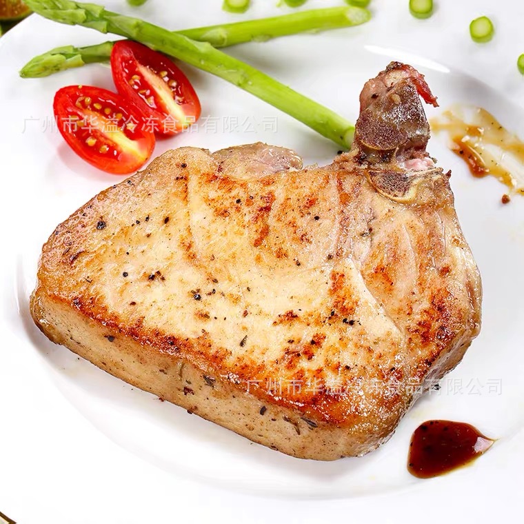 新雨润黑椒猪扒 400克/袋 调味腌制半成品速冻黑椒味猪扒带骨猪扒