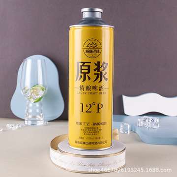精酿原浆啤酒整箱批发 威廉巴赫德国工艺全麦酿造1l罐装-阿里巴巴