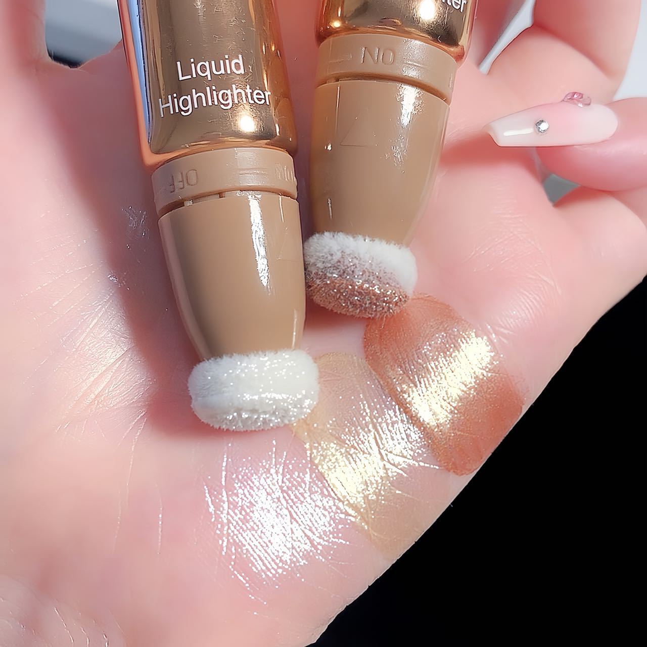 New Product Diamond in the Debris Thin and Glittering Eye Shadow Liquid Eye Shadow Grass a Drop of Tears Crouching Silkworm Brightening Face Lift Cream Cross-Border Wholesale