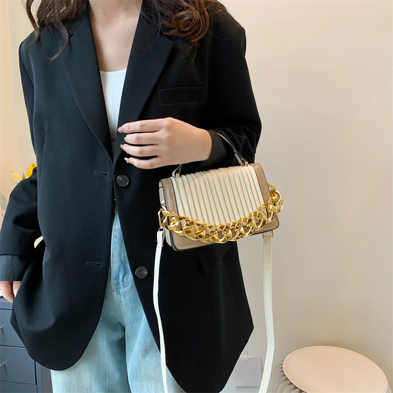 Elegant Women's Bag Fashion Miumiu Bag Western Style Chain Handbag Simple Shoulder Messenger Bag