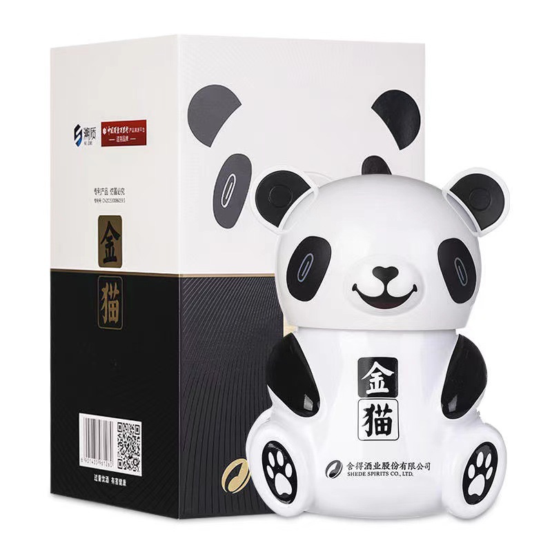 沱牌金猫银猫酒52度浓香型酒 金猫银猫,高尔夫造型四川礼盒酒
