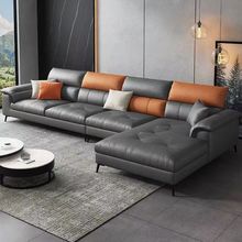 轻奢极简科技布沙发乳胶现代简约客厅小户型贵妃L型直排布艺沙发
