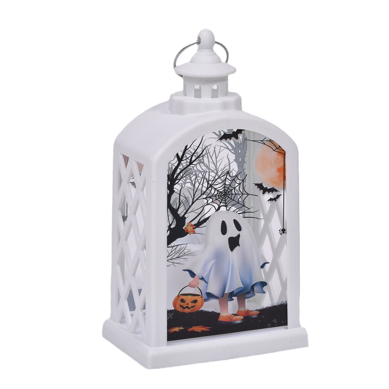 New Retro Small Night Lamp Creative Living Room Simple Electronic Candle Halloween Decoration Stall Wholesale