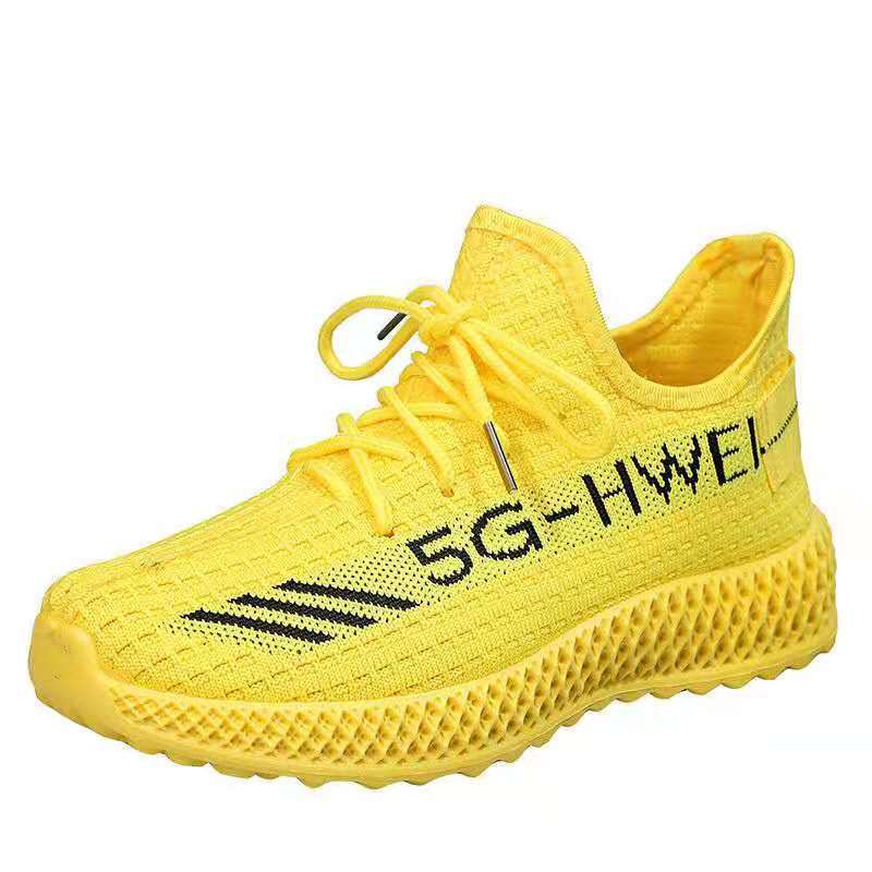 Women's Shoes 2023 New Single Layer Shoes Sports Style Casual Shoes Flying Woven Women's Casual Shoes Korean Style Women's Shoes Wholesale