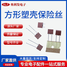 厂家直供塑封方形保险丝 250V2A/300V/方形插件保险丝 电流保险管