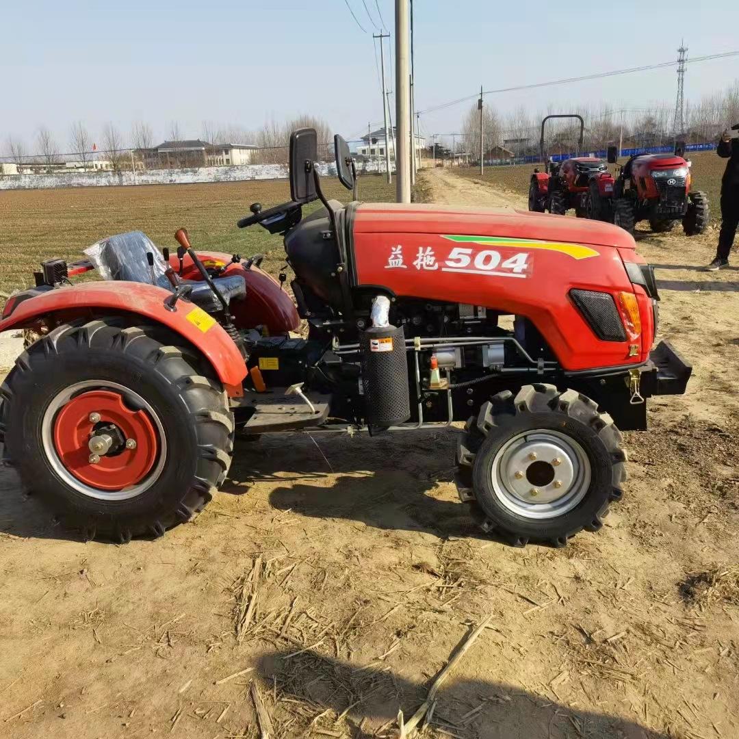 用途广泰山四驱涡轮增压604拖拉机60马力四驱车两驱运输型耕田机