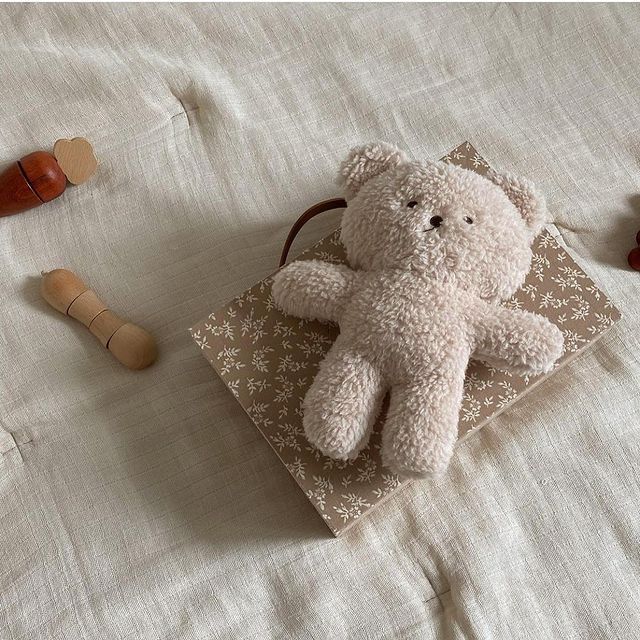 ins风可爱呆萌小熊玩偶治愈系毛绒公仔安抚娃娃生日礼物