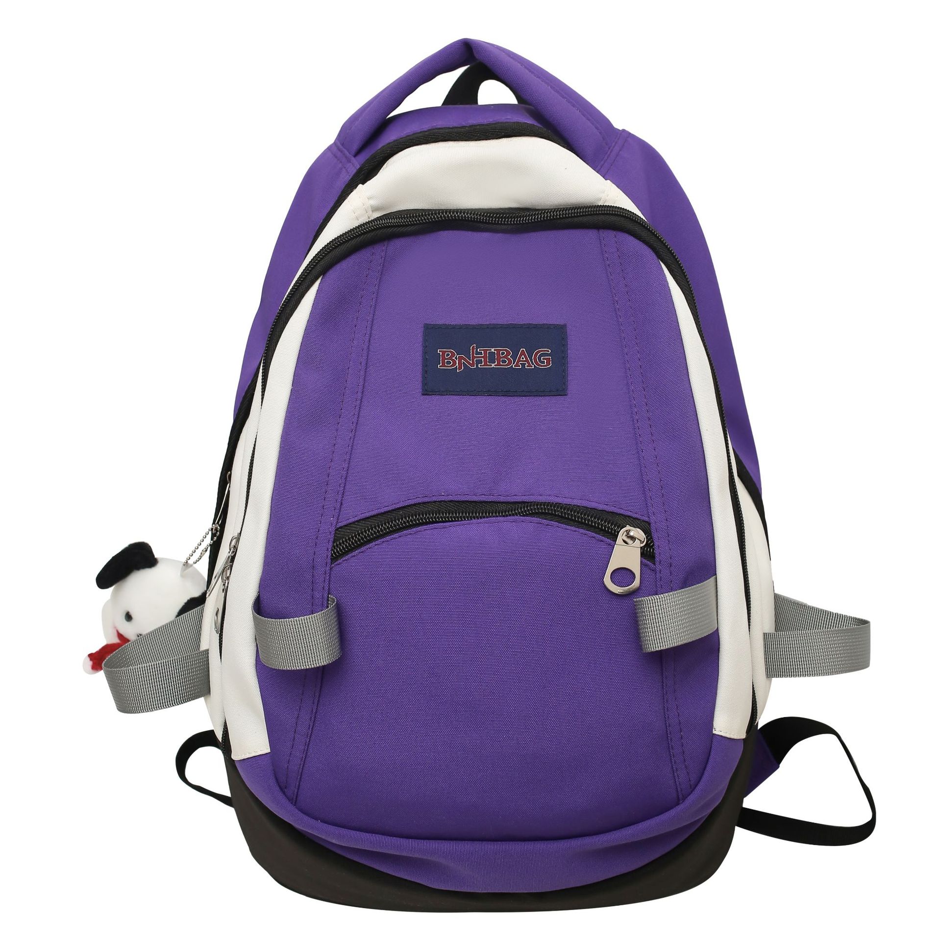 Schoolbag Female College Student Contrast Color Backpack High School Junior High School Student Sports Backpack