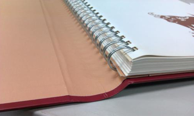 装订铁圈活页铁环双线圈环保台历铁环装订铁圈挂历64mm38m黑色