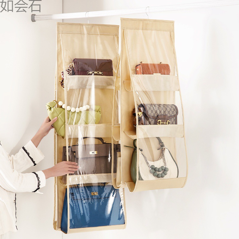 包包收纳神器挂袋衣柜皮包存放门后挂墙悬挂式整理收纳置物架家用