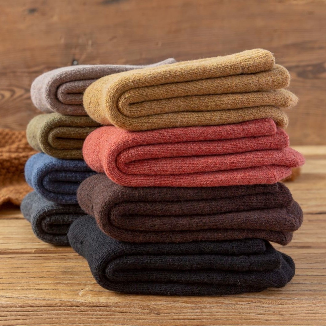 巨厚抗寒羊毛袜男女秋冬季毛圈加厚保暖袜超厚毛巾底冬袜东北批发