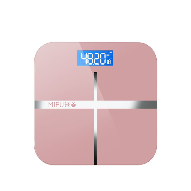 Household Intelligent Electronic Scale Glass Weighing Scale Human Body Scale Weighing Meter Cross-Border Printing Printing Log Gift Scale