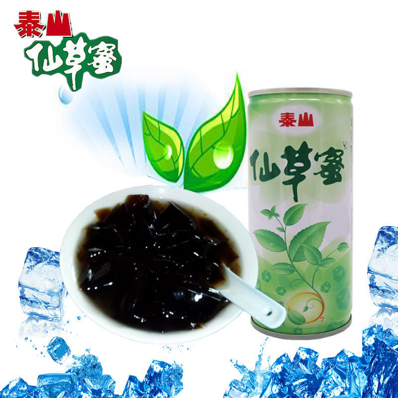 泰山仙草蜜整箱250g*12罐装凉茶饮料夏日常备清凉饮料烧仙草