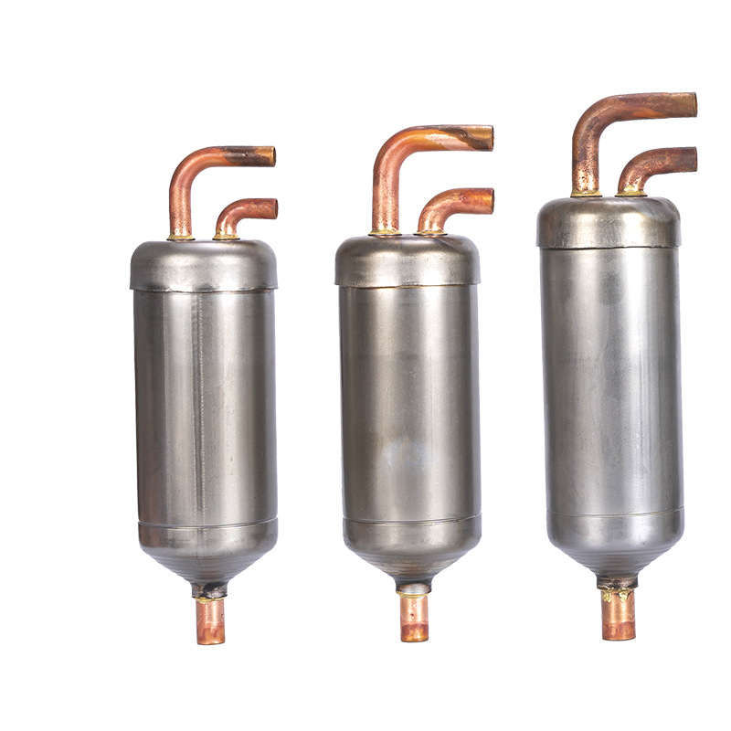 厂家直供压缩机双管储液器制冷压缩机储液罐空调用制冷设备配件
