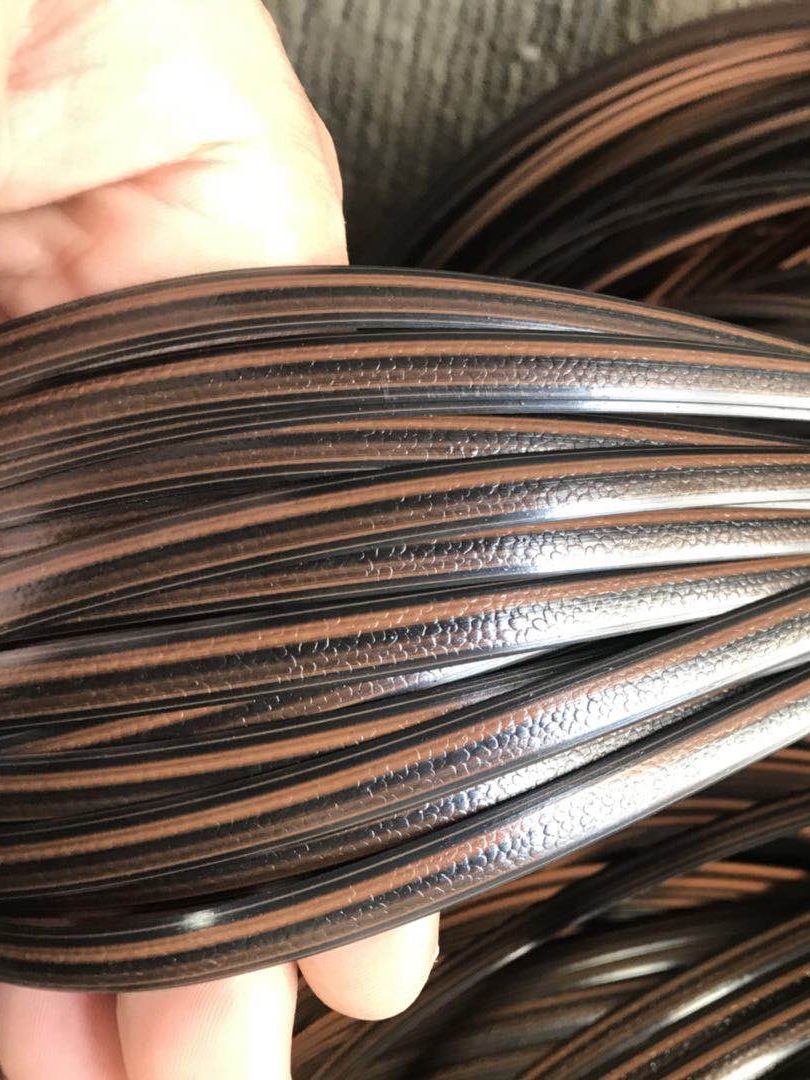 批发塑料藤条编织材料扁藤沙发吊篮pe仿藤人工编筐篮藤皮胶条翻新