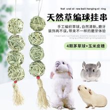 童话世界牧场宠物兔子磨牙玩具解闷神器用品龙猫豚鼠荷兰猪草球串