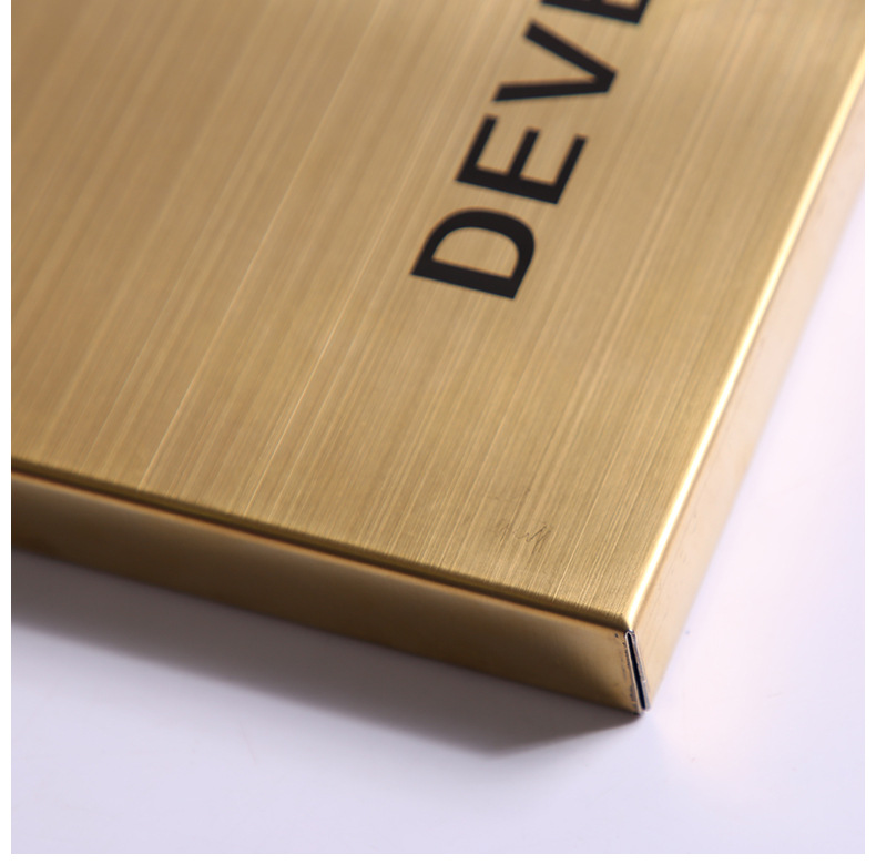 供应折边铜牌奖牌制作 金属牌匾不锈钢门牌定 做钛金广告授权牌