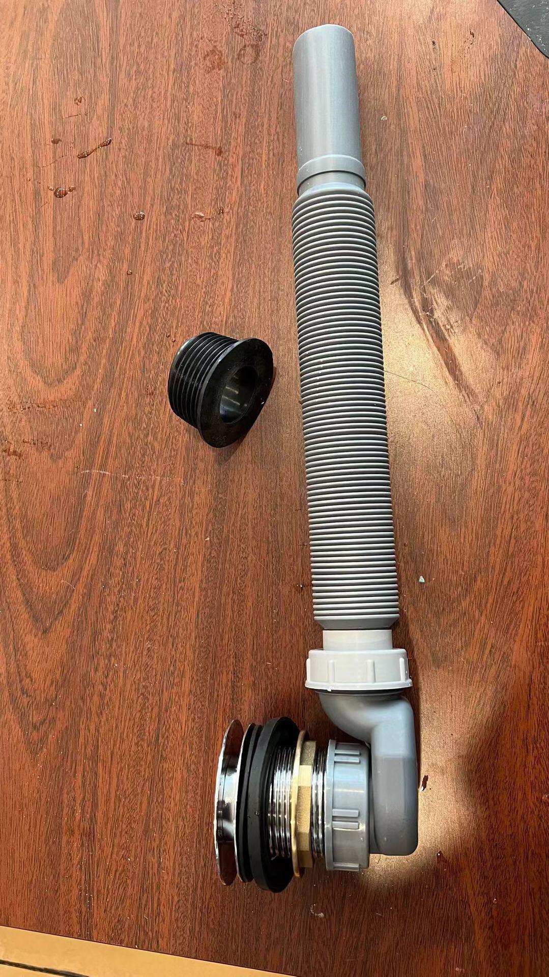 浴室浴缸下水器下水配件木桶下水器不锈钢弹跳浴盆下水送排水管