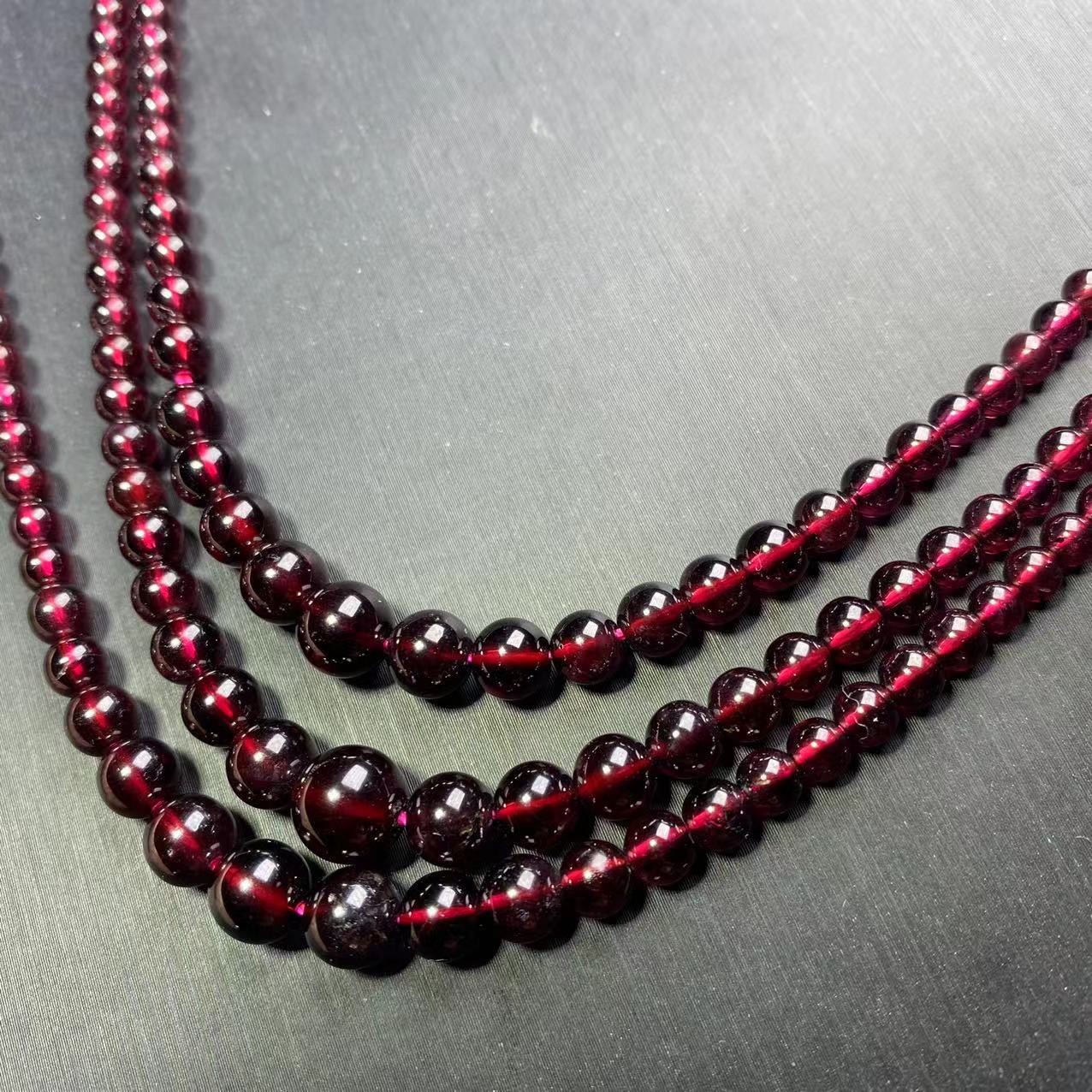 天然石榴石星光红石榴石塔链5a高冰净体 厂家批发 跨境-阿里巴巴