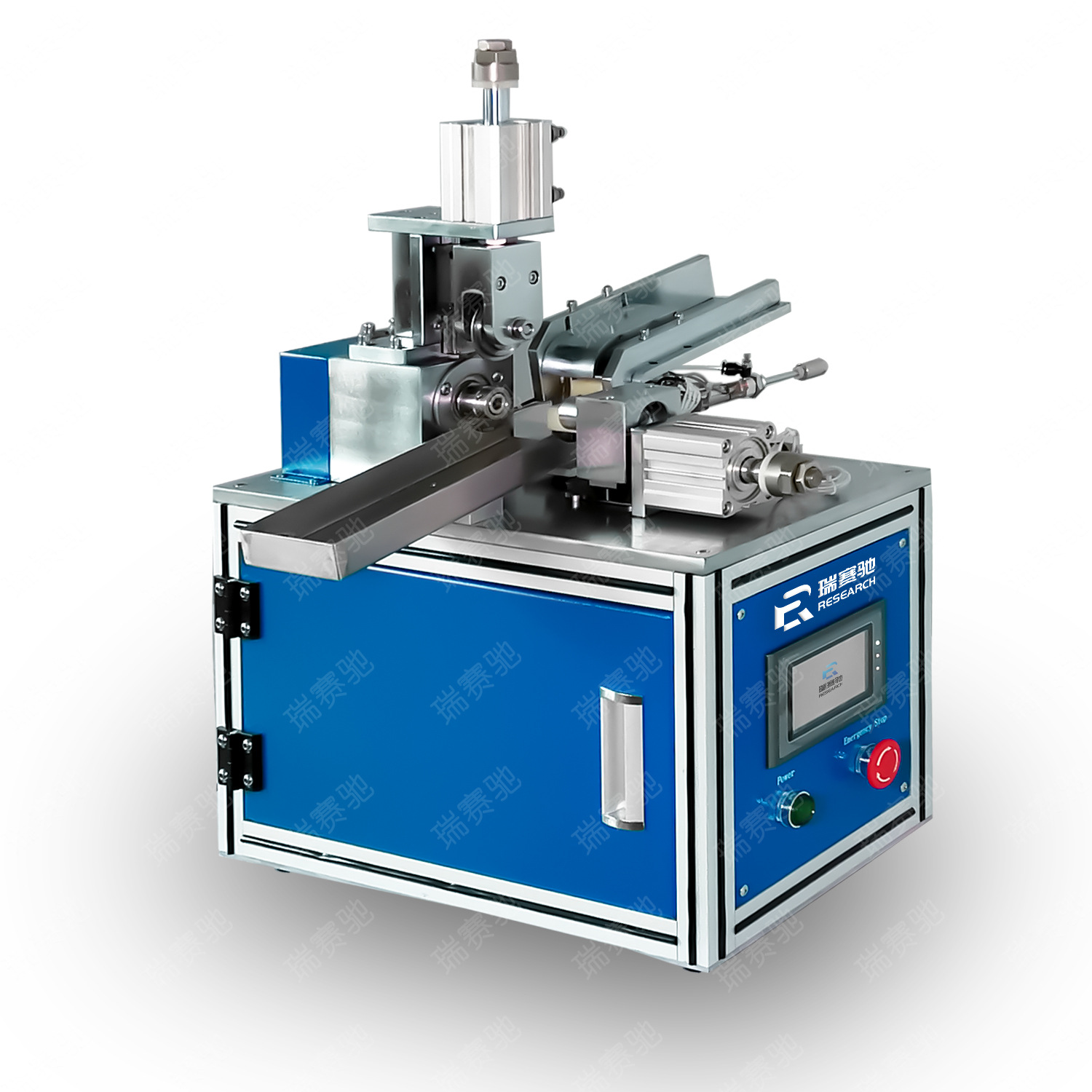 圆柱电池自动滚槽机