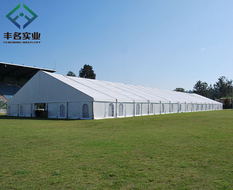 25m跨度户外白色遮阳欧式帐篷 草地庆典活动铝合金大棚篷房