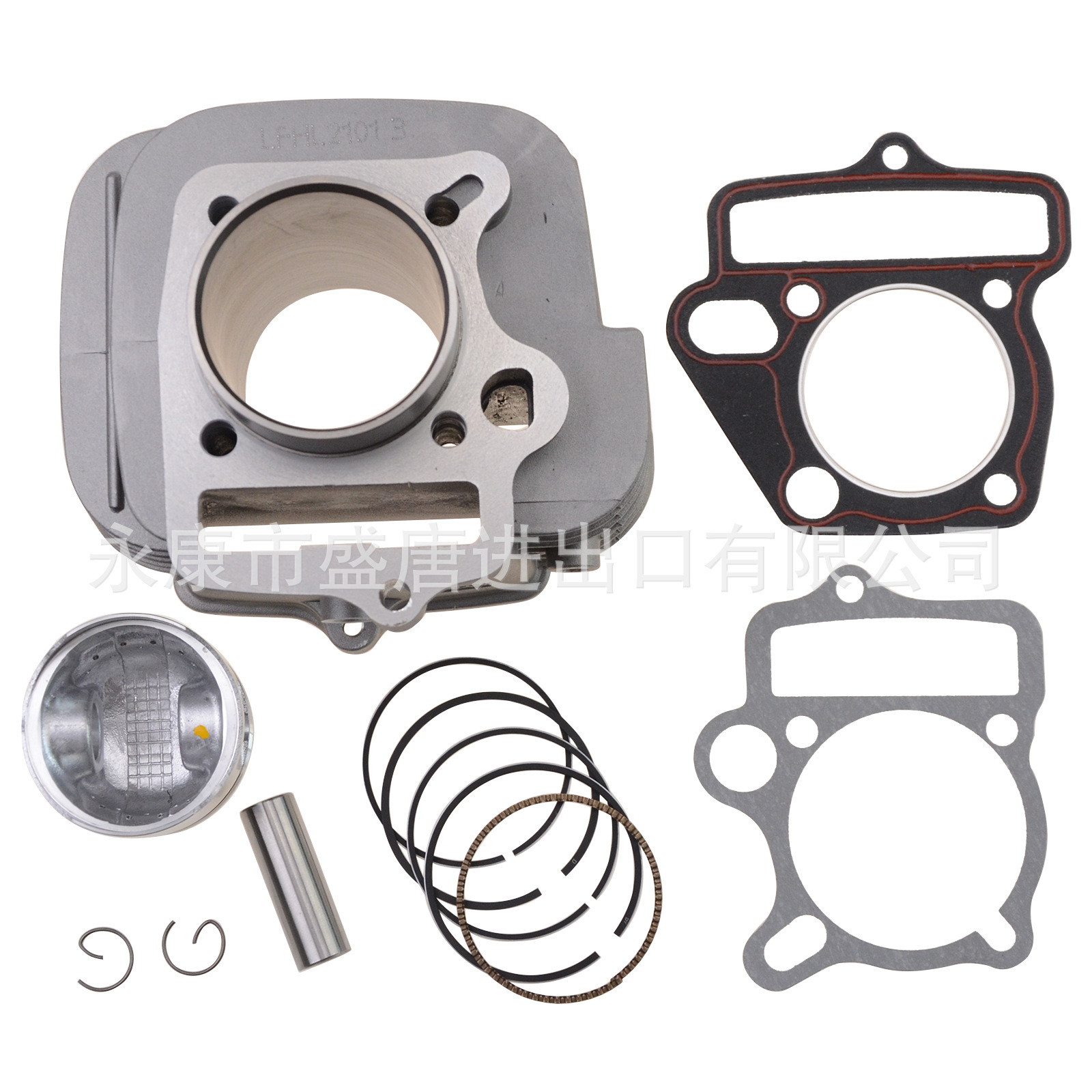 4mm气缸盖气缸套组件垫圈活塞环适配4冲程力帆110cc 125cc atv
