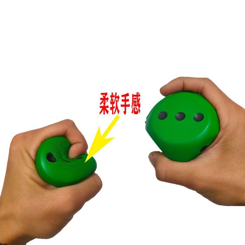 Large Dice 6cm Pu Sponge Solid Elastic Soft Ball Children's Toy Simulation Gift Hand Pinch Stress Ball Hot