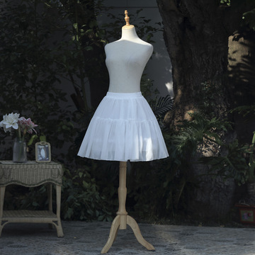 cosplay春夏凉爽鱼骨裙撑洛丽塔lolita可调节暴力衬裙软妹半身裙