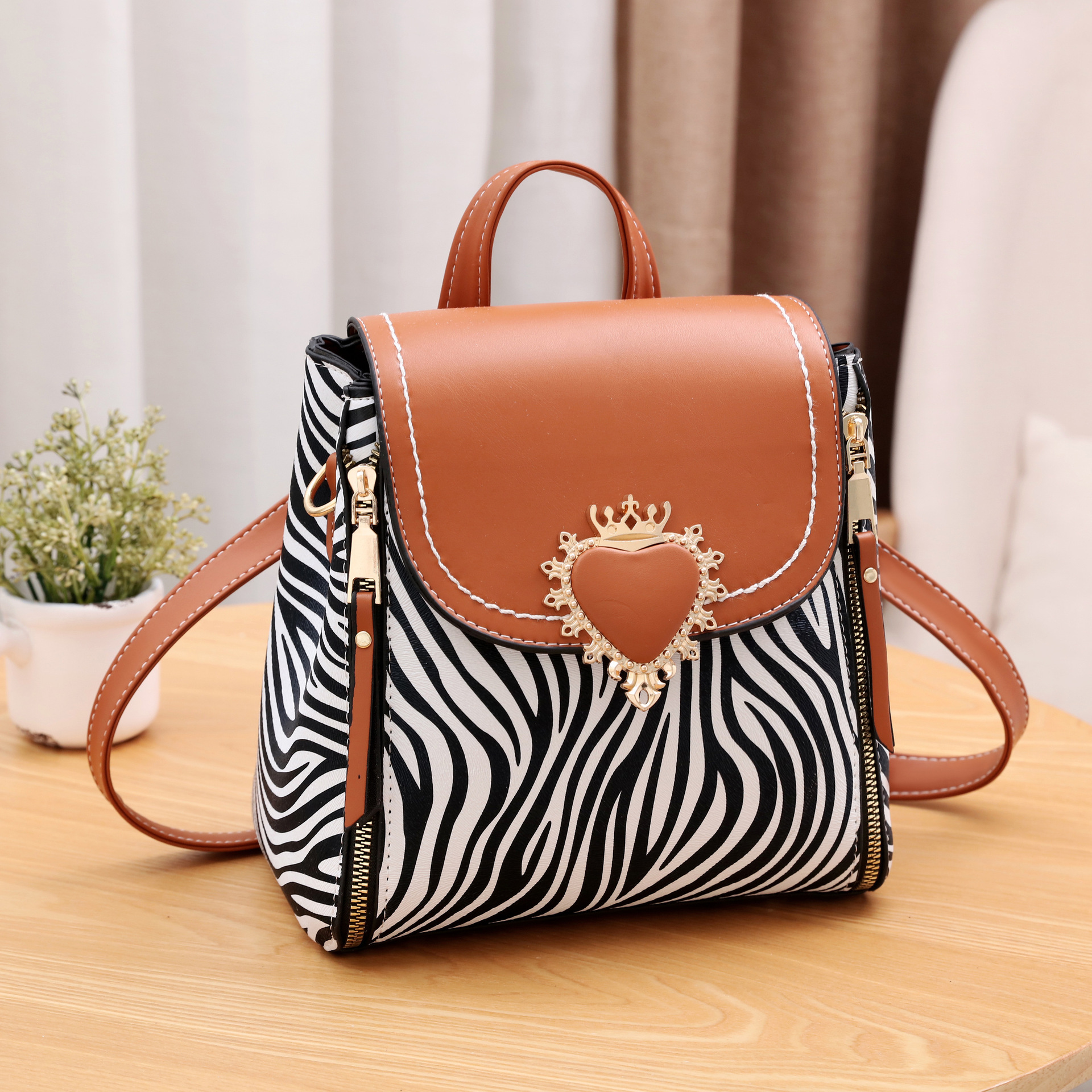 Manufacturer Mini Backpack Women's New Korean Style Fashion Casual and Multi-Purpose Small Backpack Shoulder Crossbody One Piece Dropshipping