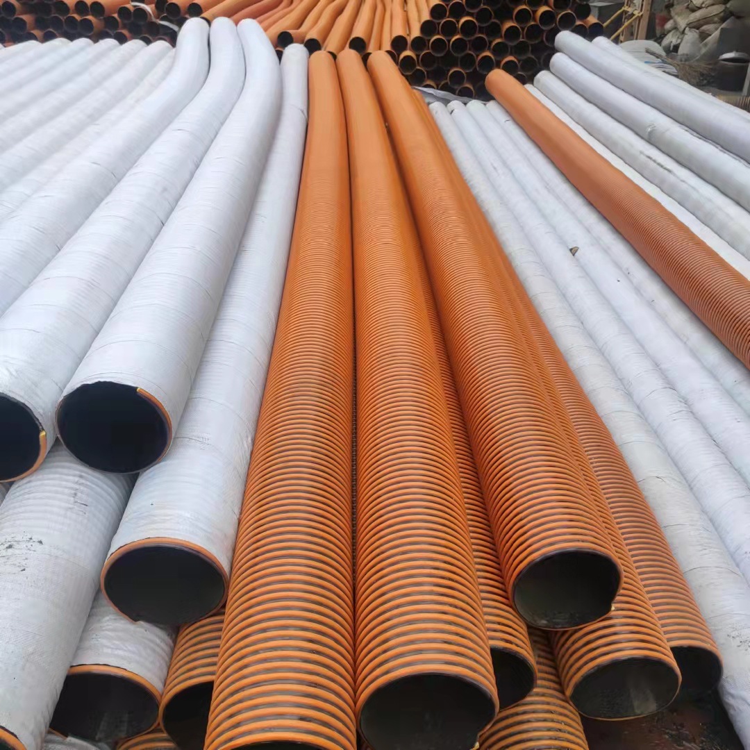 厂家pvc增强塑筋螺旋管牛筋管风琴抽料耐磨加护输送吸粮食吸砂
