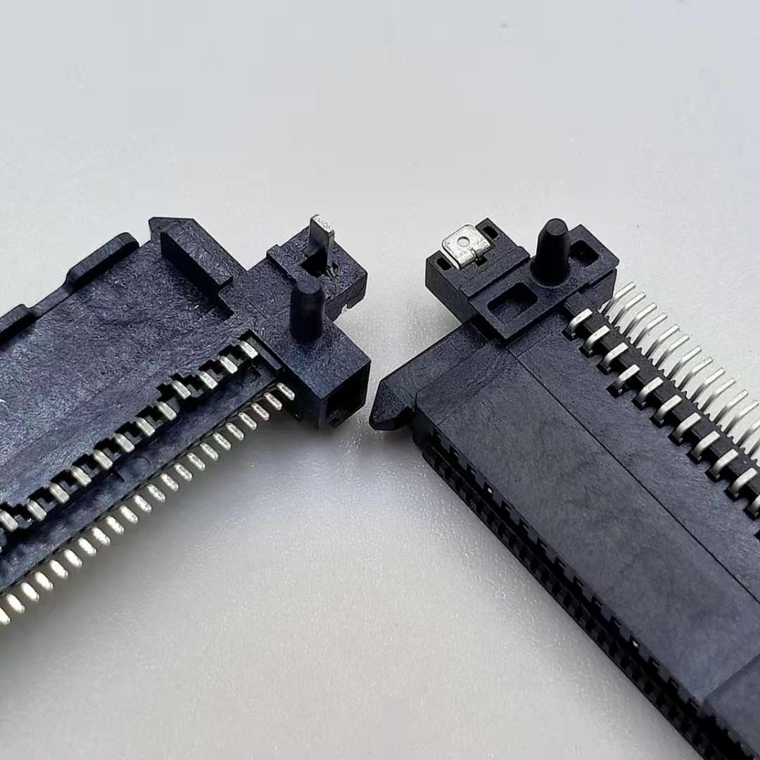 厂家现货 sff-8639 ra 母座贴片 sas 68p u.2高速连接器 中心高4